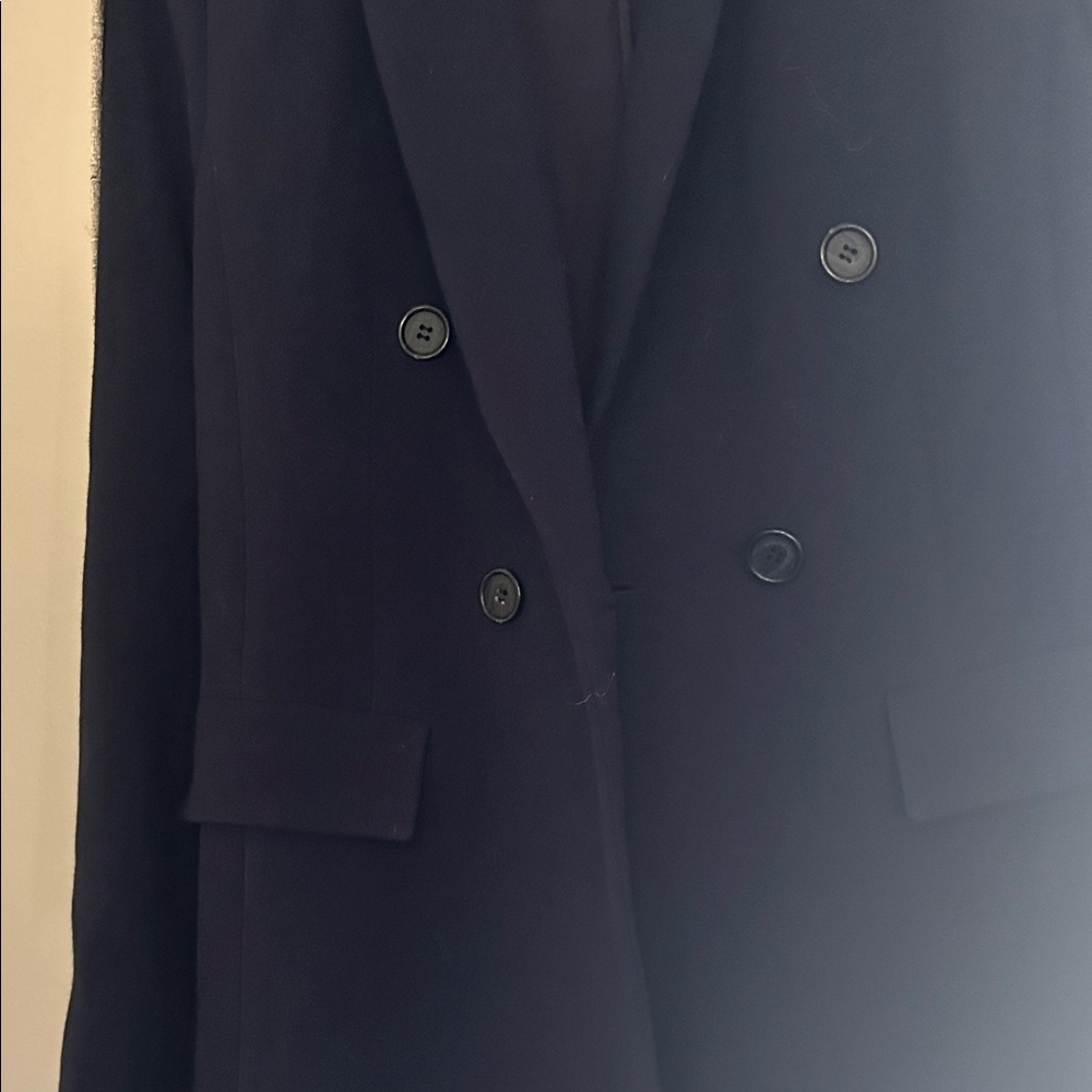 Halogen Women's Navy Double-Breasted Blazer - Picture 4 of 6